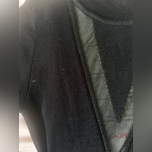 Cushnie - Sheer Panel Body-Con Dress - Picture 6 of 9